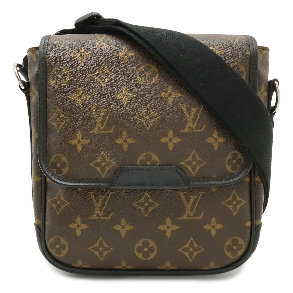 LOUIS VUITTON Monogram Macassar Brown Bass Shoulder Bag Crossbody